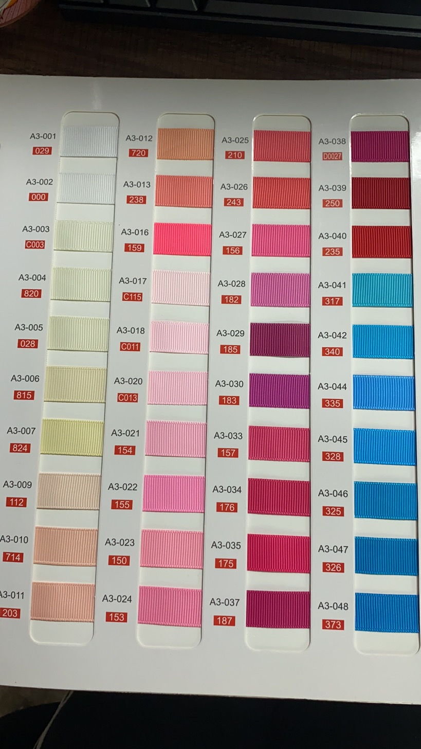 ¿A) 196 colores, tenga en cuenta qué color # usted necesita?