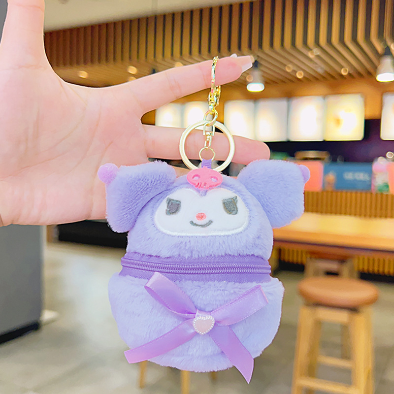 Monedero de felpa con forma de mascota adorable - Kuro Mimi