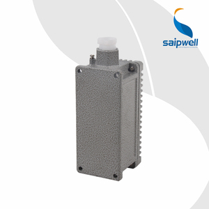 Scatola a pulsante a 3 vie per controllo industriale a prova di esplosione scatola di distribuzione IP66 pulsante a prova di esplosione E-STOP 2 fori - Product Image 3