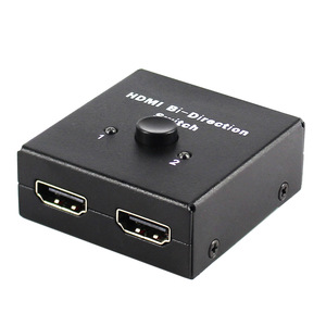 Conmutador bidireccional 2 en 1, soporte de pantalla dividida 1 en 2 UT y 1 UT