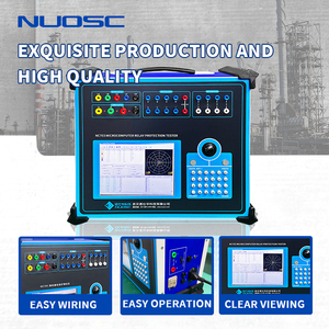 Unidad de calibración de protección de relé trifásico de alta precisión NUOSC Relé de prueba de automatización de 220V para subestación de Indonesia