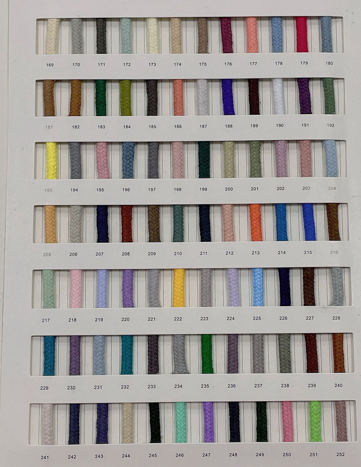 Por favor, indique el número de color.