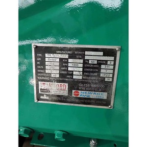 Pmg jeneratör düşük Rpm kalıcı mıknatıs 100 Kw/125 Kva dizel jeneratör seti kullanılan sessiz tip gaz motoru için biyokütle enerji santrali - Product Image 5