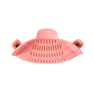 Kitchen Gadget Tool <strong>Strain</strong> <strong>Pot</strong> and Pasta Strainer Adjustable Silicone Clip on Strainer for Pans - Product Image 5