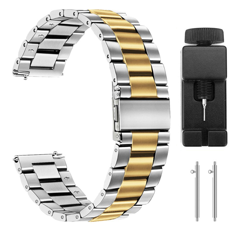 silver with gold