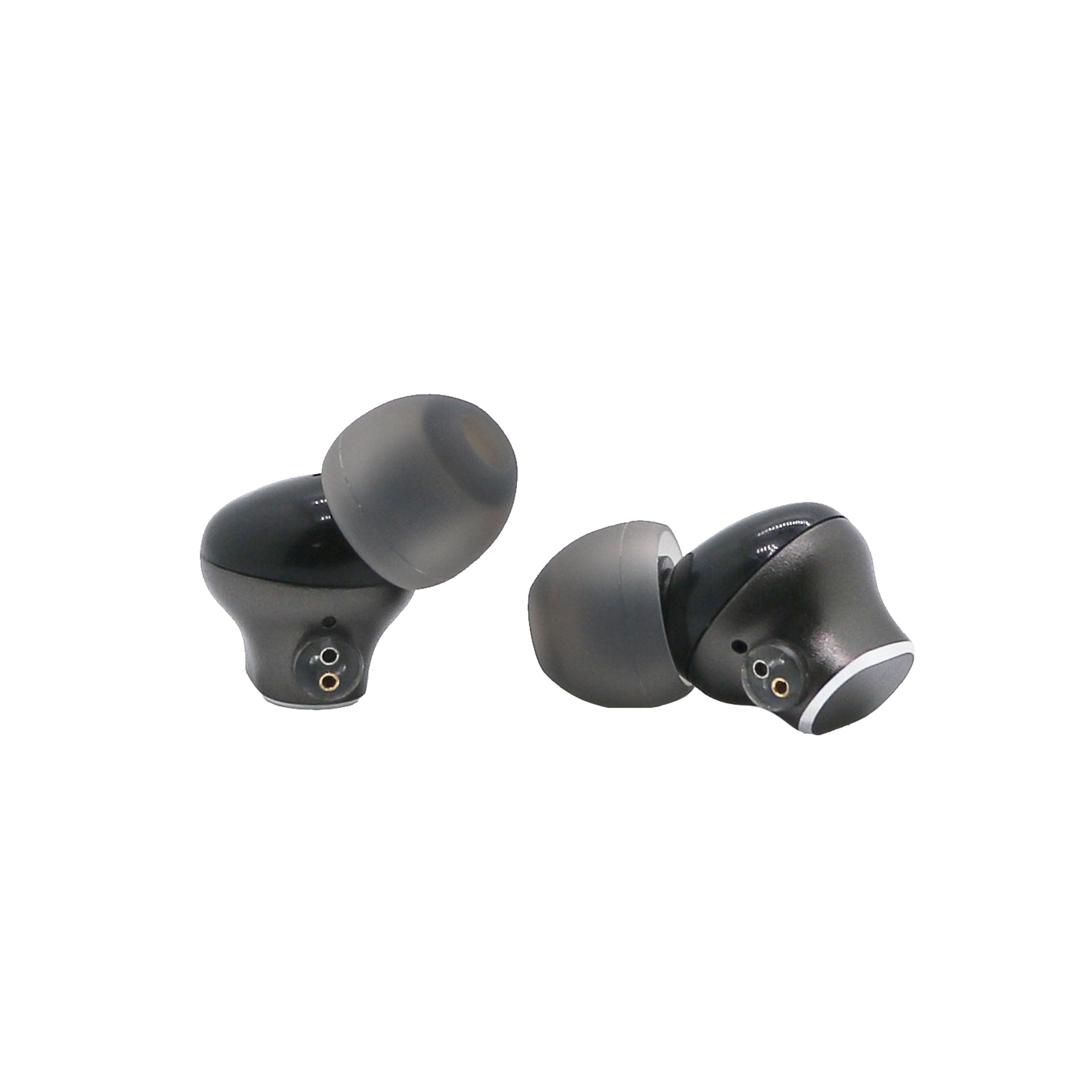 Cabezal de auriculares gris de 2 pines y 0.78 mm.