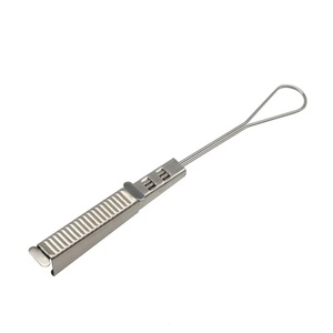Abrazadera de caída óptica de fibra óptica FTTH para exteriores 2 ~ 8mm 1.5KN SS201 SS304 herramienta de red de Material para equipos ópticos - Product Image 6