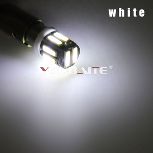ซูเปอร์สดใส BA9S 7020 10SMD LED สำหรับรถยนต์ภายในอัตโนมัติลิ่มด้านการอ่านกวาดล้างหลอดไฟอ่านหลอดไฟสำหรับรถยนต์