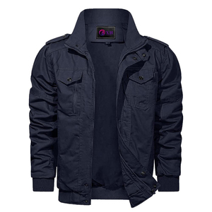 Мужские Зимние Тепловые куртки на флисовой подкладке, армейские зеленые холщовые Рабочие куртки с карманами - Product Image 6