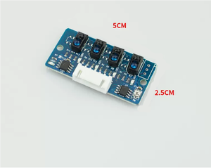 Infrared beam detector sensor wireless Tracking line <strong>module</strong> infrared beam 1,2,4,5,8 way trace <strong>module</strong> 1,2,8 way trace shell - Product Image 1