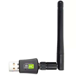 Scheda di rete Wireless driver-free 2.4G/5.8G dual-band 600M wireless network card computer trasmettitore ricevitore WiFi wireless - Product Image 4