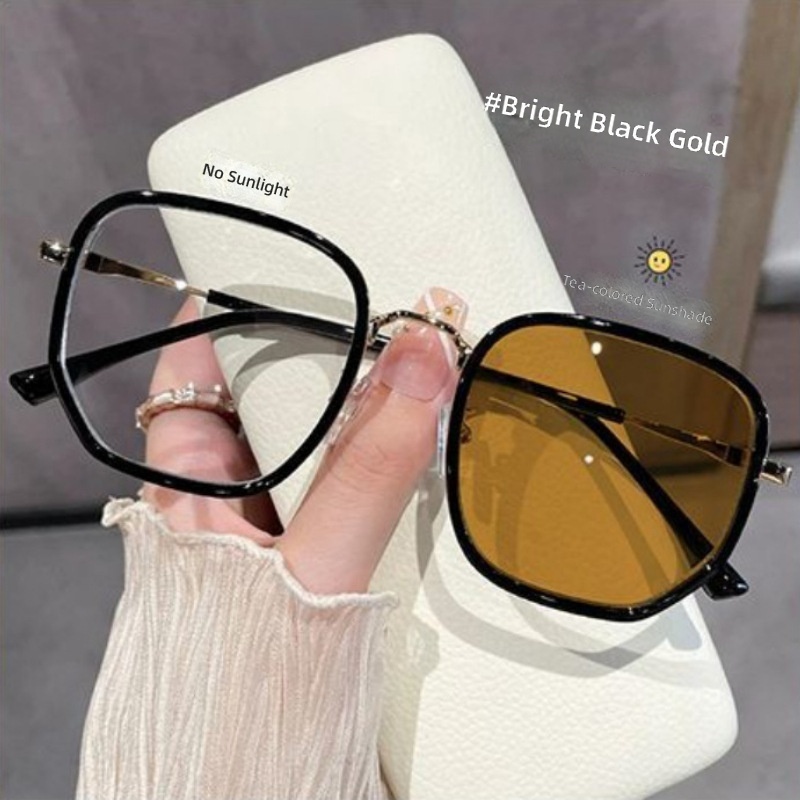 Black gold white change tea