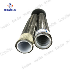 ステンレス鋼編組金属ホース<span class=keywords><strong>PTFE</strong></span>ライニングフレキシブルホースパイプ