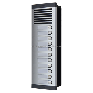 <strong>Factory</strong> Direct Price 11 Call Buttons Mental Door Panels with 3+N Wiring for Multiple Apartments Audio Door Phone <strong>Intercom</strong> <strong>System</strong> - Product Image 1