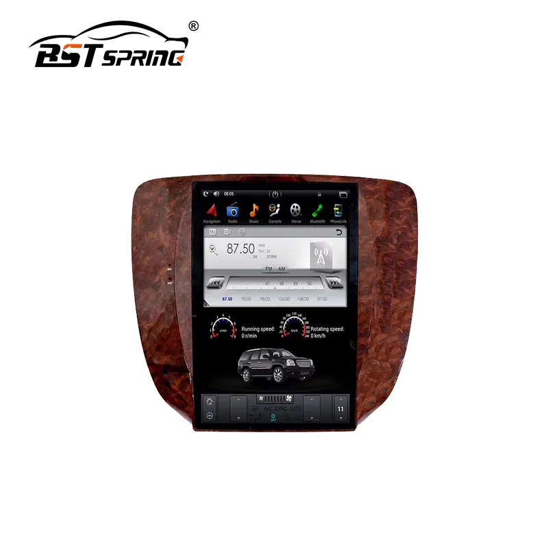Bosstar Xe Hệ Thống DVD GPS Stereo Đài Phát Thanh 1 DIN Cho GMC Yukon 2007-2012/Chevrolet Tahoe 2007-2012/Chevrolet Silverado