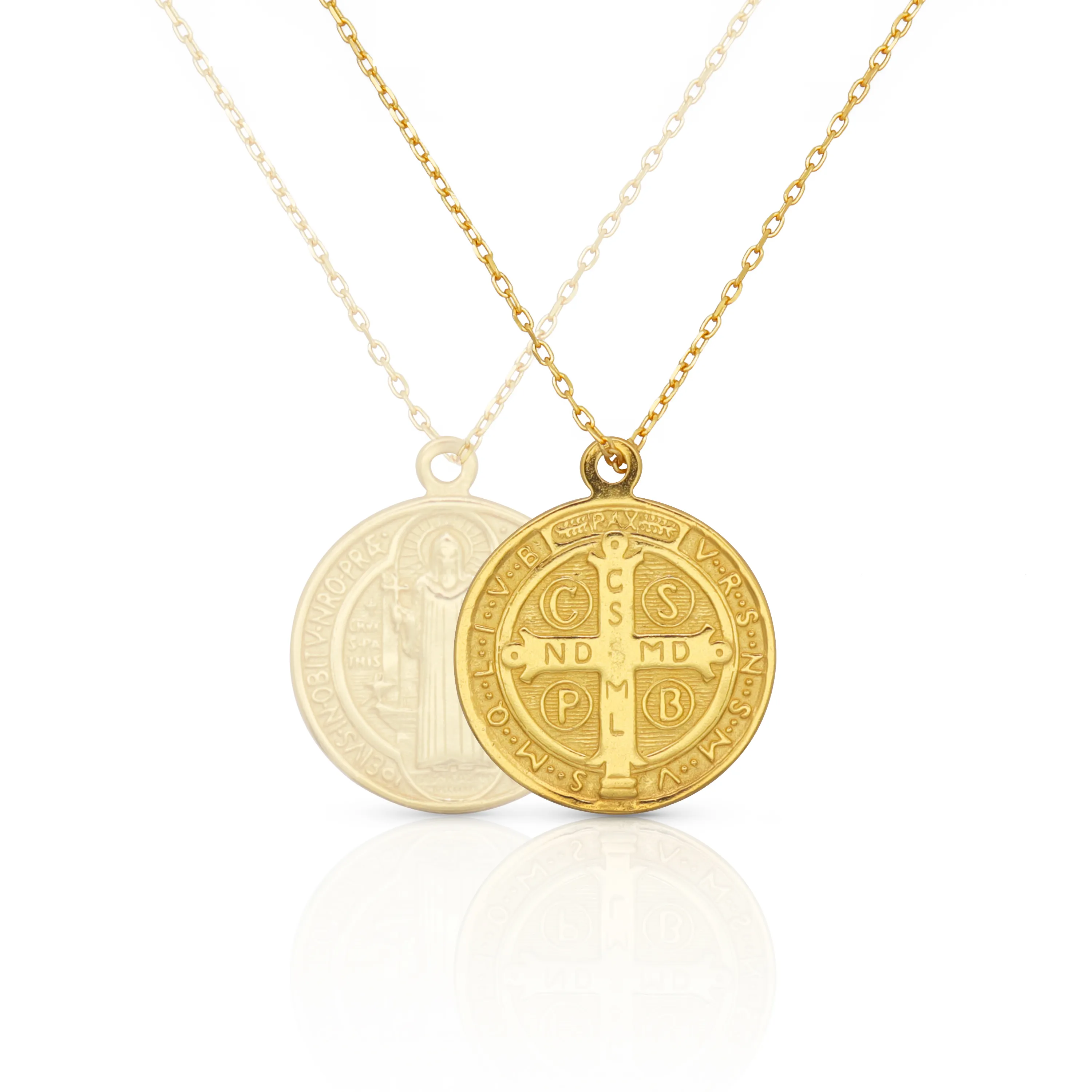 Ожерелье с кулоном в виде креста с Иисусом из серебра 925 пробы