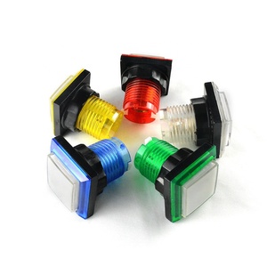 Interruttori a pulsante rettangolari per Console di gioco con pulsante illuminato colorato quadrato piccolo da 33mm - Product Image 1
