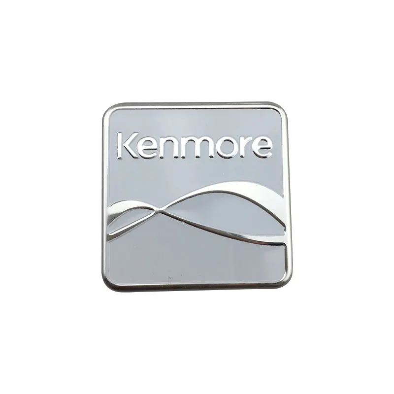 Customized Chrome Metal Brand Logo Label Engraved Aluminum Plate