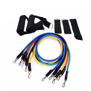 Timecreate Free <strong>Combination</strong> <strong>11</strong> Pcs Home Gym Power Exercise Band Resistance With Door Anchors - Product Image 5