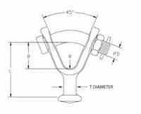 杆线五金全系列锻钢承座球眼 - Product Image 3