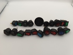 12V 24V สวิตช์สลับ SPDT ชั่วขณะแบบกำหนดเอง3 4 5 6 7 8 9พินสวิตช์เปิดปิด - Product Image 3