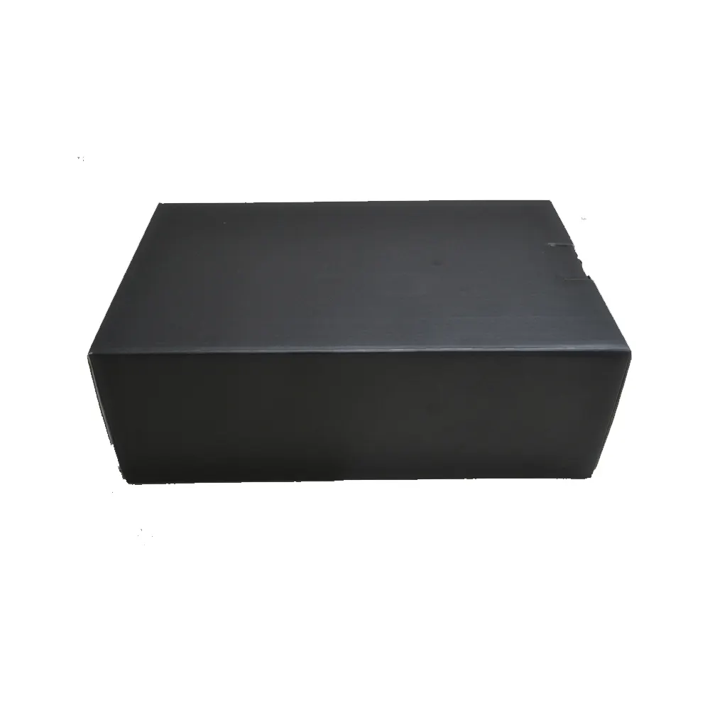 स्पॉट आम गत्ते का डिब्बा shoebox पैकेजिंग नालीदार आयताकार काले दराज क्राफ्ट गत्ते का डिब्बा निर्माताओं कस्टम
