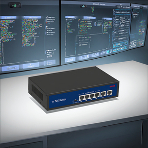 6 Port PoE Switch VLAN Support for CCTV Camera <strong>Network</strong> Switch PoE - Product Image 1