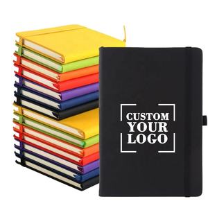Hardback with <strong>elastic</strong> <strong>strap</strong> and bookmark 160 pages a5 <strong>notebook</strong> textured paper red journal note book <strong>custom</strong> PU cover <strong>notebook</strong> - Product Image 5
