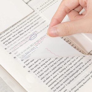 定制便签备忘便签套装迷你便签廉价可粘透明粘贴胶页面标志便签