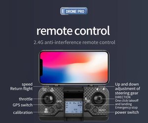 Drone hava fotoğrafçılığı otomatik dönüş GPS engel kaçınma Quadcopter uzaktan kumandalı uçak - Product Image 2