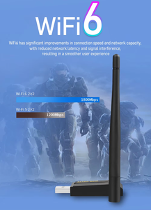 1800 a doppia banda Mbps 5GHz & 2.4Ghz USB 3.0 Wifi scheda di rete Wireless per Computer portatile PC RTL8832BU - Product Image 6