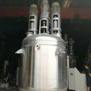 Giá bán buôn tùy chỉnh 1000L 3000L thép không gỉ 304 316 bên trong ống cuộn dây ống lò phản ứng Tank với cánh quạt loại khuấy - Product Image 3