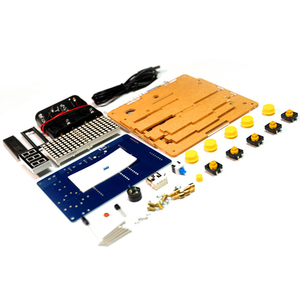Kit di gioco fai da te Retro classico PCB saldatura elettronica Set di addestramento di saldatura aereo serpente da corsa con custodia in acrilico Mini Console di gioco - Product Image 6