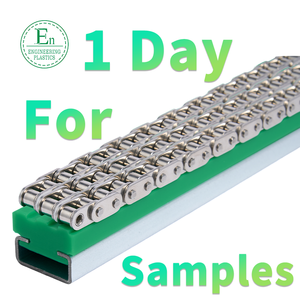 Diseño de fábrica de la mejor calidad Personalización profesional Popular CNC Mecanizado Riel de guía de cadena de plástico UPE HDPE Riel de guía de cadena - Product Image 6