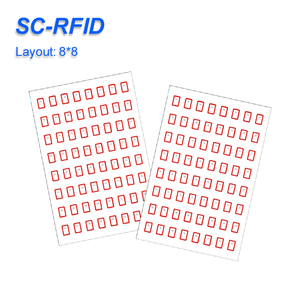 RFIDインレイシートHFNFCチップRFIDインレイシートスマートカード用プレラムインレイ - Product Image 1