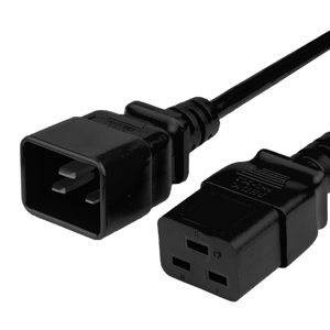 さまざまなプラグ電源コードをカスタマイズオス-メスC13〜C14 C19〜C20ケーブルEU電源プラグ延長コードケーブル
