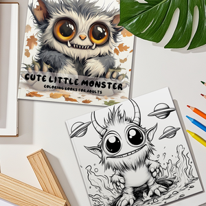 Whimsical Monster Coloring <strong>Book</strong> Cute Fantasy Creature Coloring <strong>Book</strong> Creative Artistic Coloring <strong>Book</strong> for Relaxation