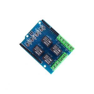 4-Kanal-5-V-Relaisabschirmungsmodul Vierkanal-Relais-Steuerplatine Relais-Erweiterungs karte für Arduino-kompatibles UNO R3 Mega