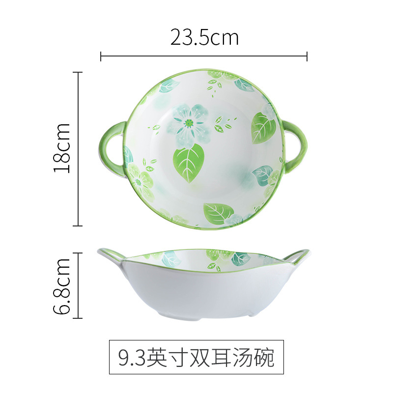 93 early summer binaural soup bowl