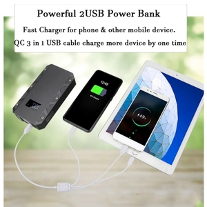 High Quality Power Bank Jump Starter All in One for <strong>Car</strong> 12V 12000mAh Battery with USB LED Light Emergency - Product Image 6