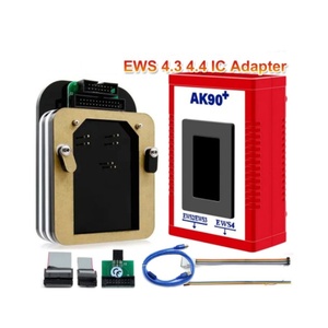 Para BMW AK90 + Programador de llave automático Lectura de código clave con adaptador IC de 4,4 A para programador de AK90 R270 Adaptador EWS4 para BMW