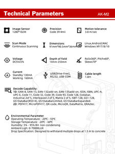 Módulo de escáner de código QR, USB integrado, 1D, 2D, OEM en máquina expendedora, lector de ranura de código de barras - Product Image 6