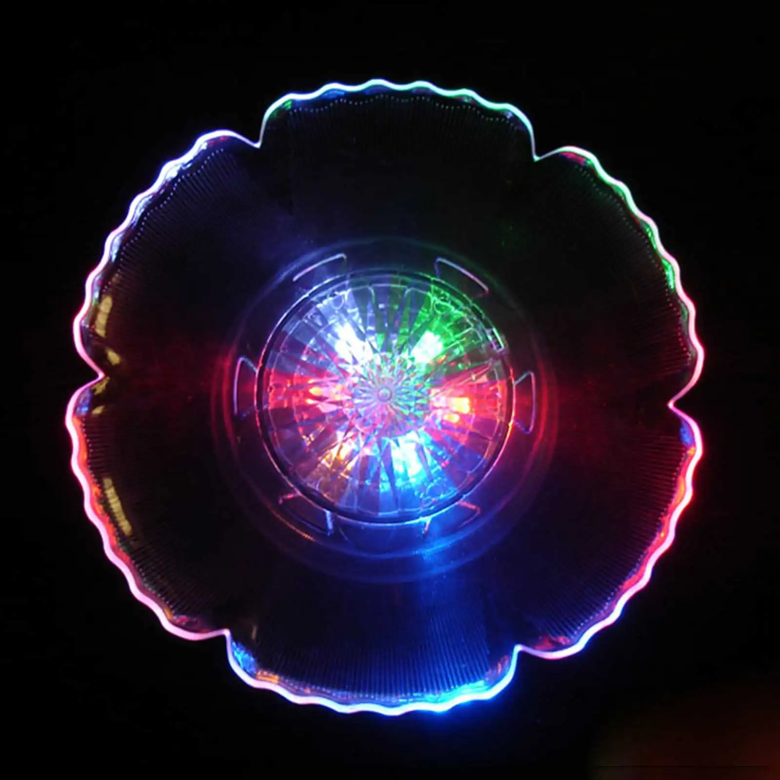 2015 fashion flashing led fruit plate