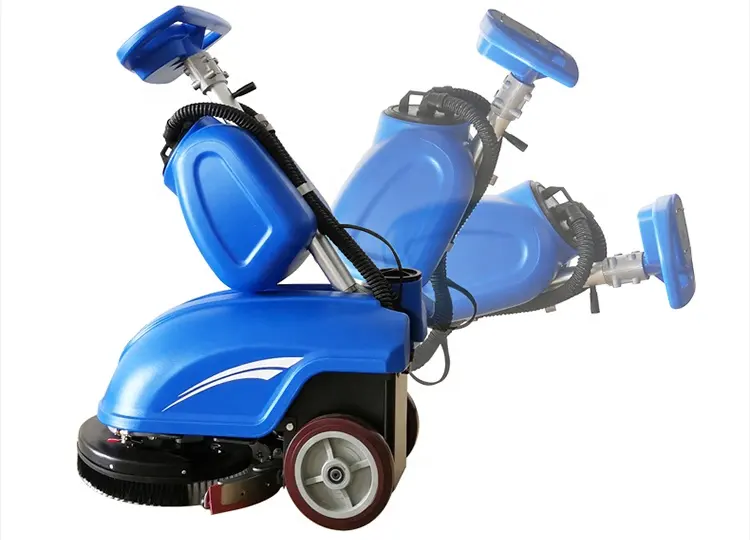 DM-350 concrete scrubber cleaning machine hard floor scrubber dryer battery operated auto scrubber