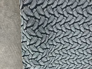GRS OEKO <strong>TEX</strong> Embroidery Lace Fabric Leaf Design Customization Design 2024 New Polyester China Factory - Product Image 4