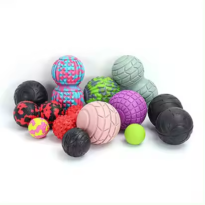 pink massaging ball