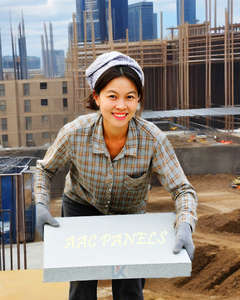 Aac taş boncuk Panneau duvar prefabrik ev için mısır hafif köpük beton paneller