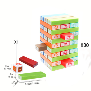 Wholesale <strong>Test</strong> Stabilizing <strong>Skills</strong> Balance Stacking Tower Building Blocks Family Toy Game