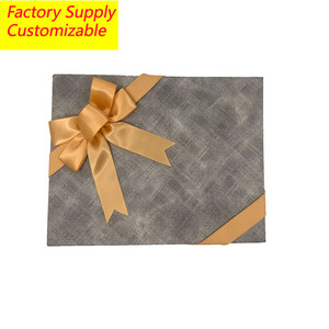 Adjustable Four <strong>Loop</strong> Pre-Tied Satin Gift Ribbon <strong>Bow</strong> <strong>Custom</strong> Length <strong>Elastic</strong> Band for Christmas Dovetail and Fishtail Design - Product Image 5