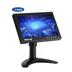 Small Size TFT Lcd Monitor 7 Inch Metal Case Monitoring Industrial Cctv Mini <strong>Computer</strong> Monitor With Bnc Vga Hd-mi <strong>Input</strong>